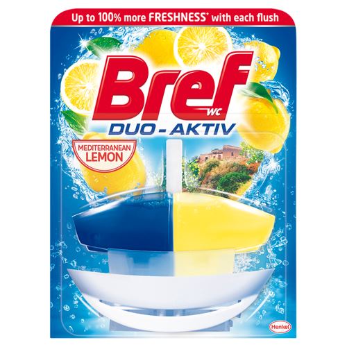 Bref duo-aktiv Mediterranean Lemon 50ml WC závěs 
