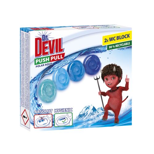 Dr. Devil WC push pull gel 2x20g Polar Aqua