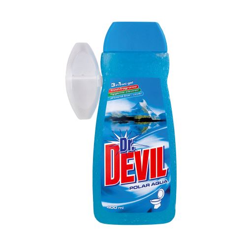 Dr. Devil WC gel s košíčkem 400ml 3v1 Aqua