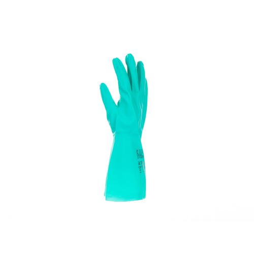 GREBE GREEN rukav. nitril zel. 33 cm 10