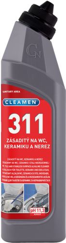 CLEAMEN 311 WC 750ml, zásaditý na WC, keramiku a nerez