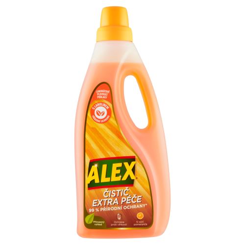 ALEX čistič extra péče laminát 750ml Pomeranč