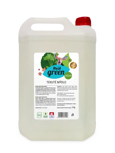 Real green 5kg tekuté mýdlo