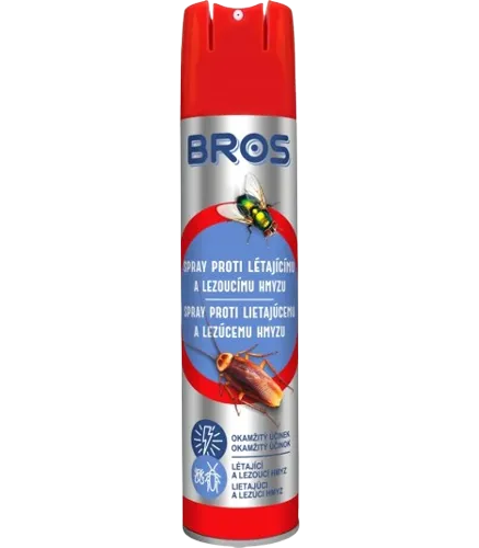 BROS sprej proti létajícímu hmyzu (mouchy, komáři) 400ml