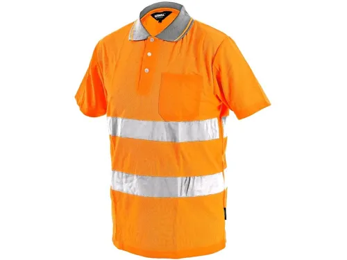 Pánská reflexní polokošile DOVER, oranžová_(1)