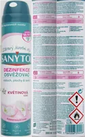 SANYTOL dezinfekční osvěžovač vzduchu Květinová vůně 300ml 2 - SANYTOL dezinfekční osvěžovač vzduchu Květinová vůně 300ml
