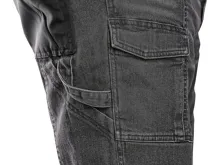 Kraťasy jeans CXS MURET, pánské, šedo-černá_(3)