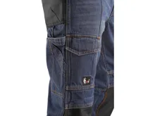 Kalhoty jeans NIMES I, pánské, modro-černé_(5)