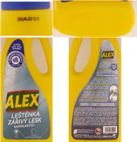 ALEX leštěnka zářivý lesk dlažba, lino 750ml 2-ALEX leštěnka zářivý lesk dlažba, lino 750ml