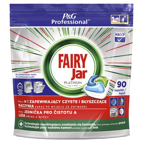 Jar P&G FAIRY Professional Platinum, 90ks, kapsle do myčky 