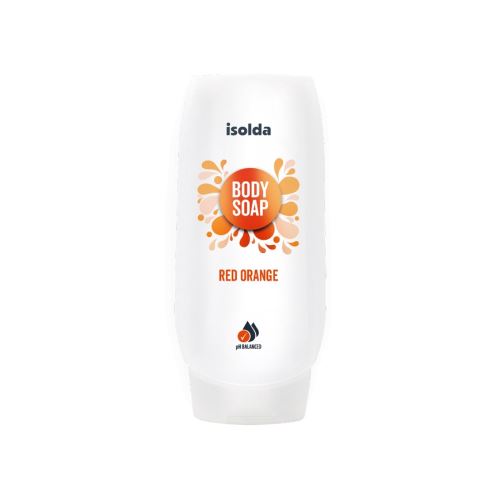 ISOLDA Red orange body soap CLICK&GO! 500ml, tělové mýdlo