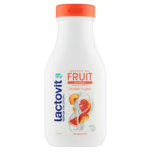 Lactovit sprchový gel energy fruit Broskev 300ml