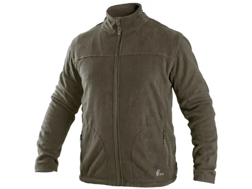 Mikina CXS GRANBY, pánská, fleece, khaki_(1)