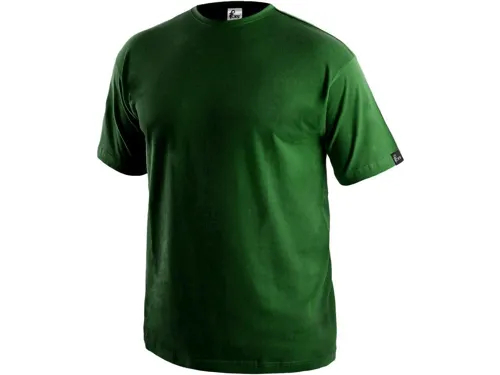 Tričko CXS DANIEL, krátký rukáv, lahvově zelená_(1)