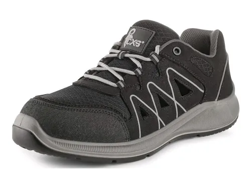 Obuv CXS TEXLINE SAVA S1P, polobotka, černo-šedá_(1)