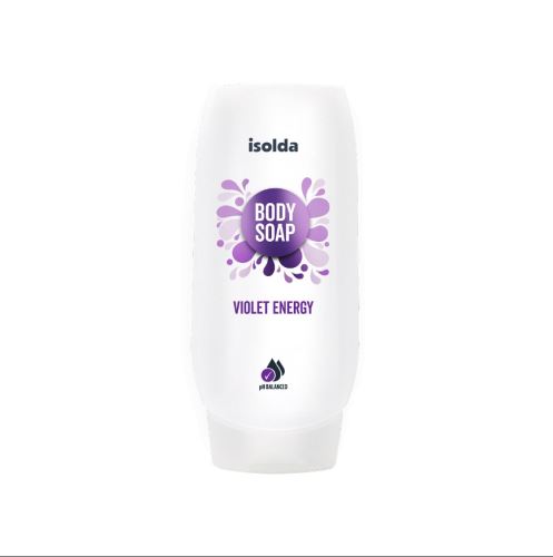 ISOLDA Violet energy body soap CLICK&GO! 500ml, tělové mýdlo