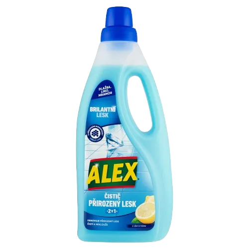 ALEX čistič extra lesk 2v1 dlažba, lino 750ml Citron