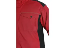 Blůza CXS STRETCH, pánská, červeno - černá_(3)