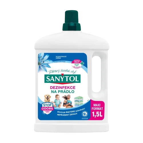 SANYTOL Dezinfekce na prádlo ACTIVE FRESH 1,5 l