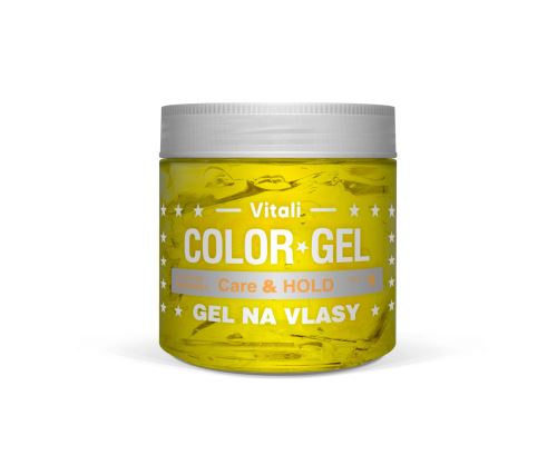 Color gel na vlasy žlutý Panthenol 390ml