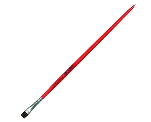 Štětec umělecký plochý S 7231313 červený 10