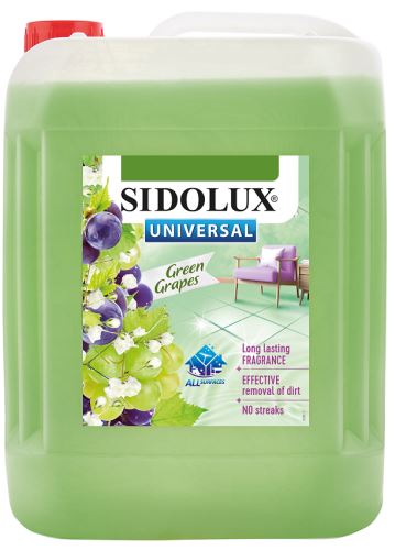 SIDOLUX UNIVERSAL soda power s vůní Green Grapes 5l