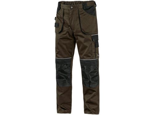 Kalhoty do pasu CXS ORION TEODOR, pánské, hnědo-černé