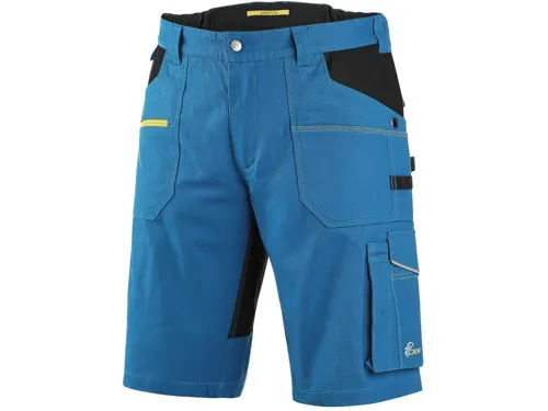 Kraťasy CXS STRETCH, pánské, středně modré-černé_(1)