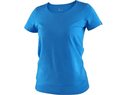 Tričko CXS EMILY, dámské, krátký rukáv, azurově modrá_(1)