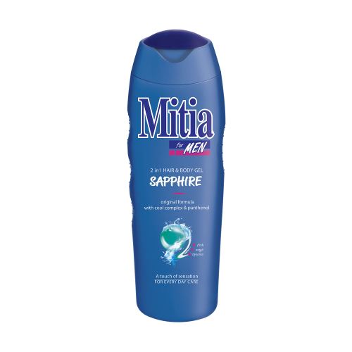 Mitia for men 2v1 sprchový gel 2v1, 400ml Sapphire