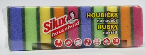 Silux household houbička na nádobí 10ks
