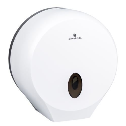 Zásobník na toaletní papír Jumbo 19-24cm, bílý, EbbyLine (EBL8002A)