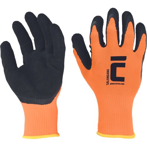 SALANGANA rukavice blister oranžová 8