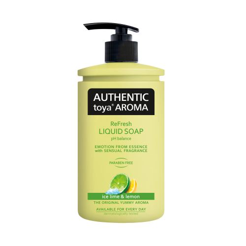 Authentic toya aroma tekuté mýdlo s dávkovačem 400ml Ice lime&Lemon
