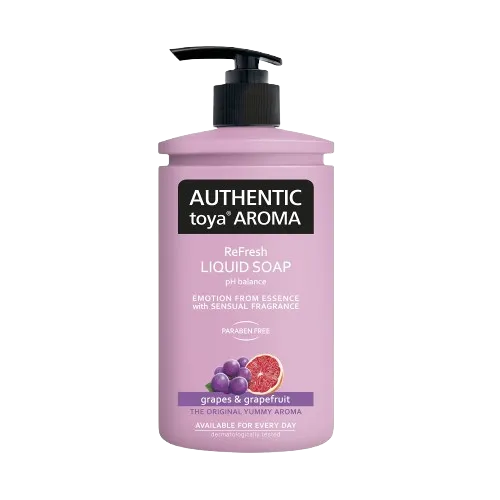 Authentic toya aroma tekuté mýdlo s dávkovačem 400ml Grapes&Grapefruit