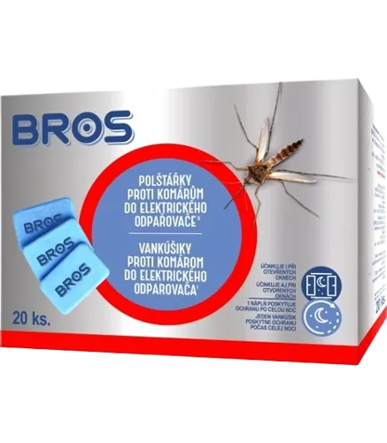 Bros náplň (polštářky) do elektrických strojků na komáry 20ks