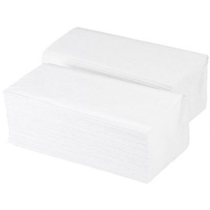 Papírové ručníky WAY Z-Z "A" 1vrstvé,bílé 5000ks 100% celuloza