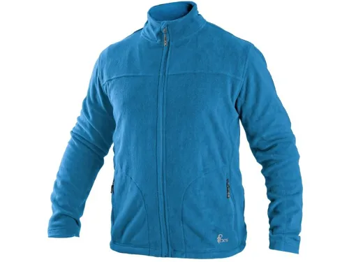 Mikina CXS GRANBY, pánská, fleece, azurově modrá_(1)