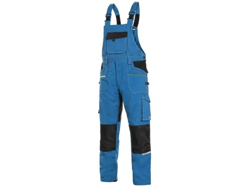 Zahradníky CXS STRETCH, pánské, středně modré-černé_(1)