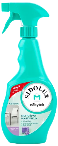SIDOLUX M proti prachu s vůní MARSEILLSKÉ MÝDLO S LEVANDULÍ rozprašovač, 400ml
