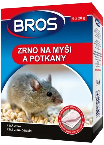 Bros zrno na myši, krysy a potkany 120g