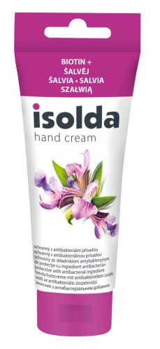 Isolda šalvěj s biotinem 100ml krém na ruce s antibakteriální přísadou, ochranný CZ/SK