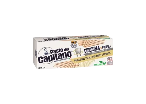PASTA DEL CAPITANO ZUBNÍ PASTA - CURCUMA & PROPOLI s kurkumou a propolisem 75ml