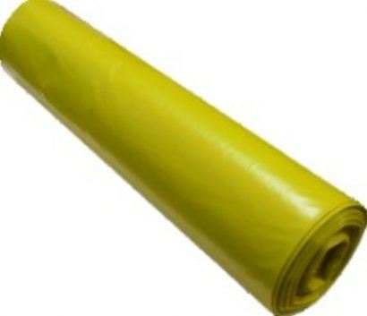 Mikrotenové pytle na odpad 120l, 50ks/role, 20my, 70x110cm, žluté