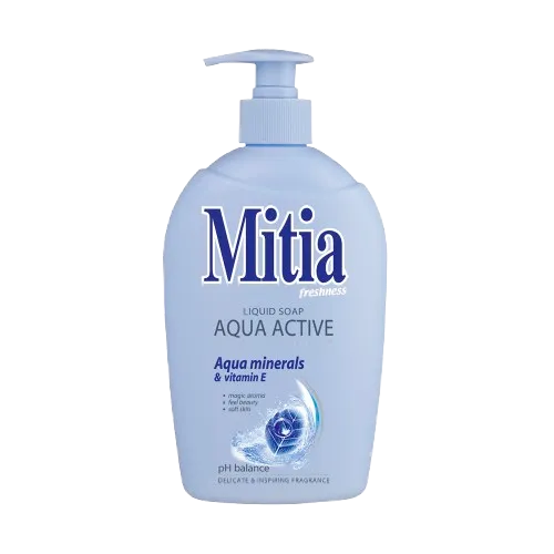 Mitia tekuté mýdlo 500ml Aqua Active s dávkovačem