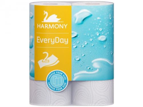 Papírové utěrky Harmony Everyday 2vr, (2ks)