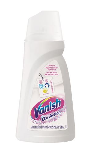Vanish Oxi Action tekutý pro bělení a odstranění skvrn 1l Bílé prádlo