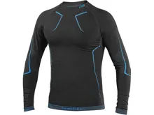 Tričko CXS SeamFlex, funkční, dlouhý rukáv, pánské, černo-modré_(1)