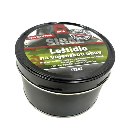 SIGAL Vojenské leštidlo černé 250g