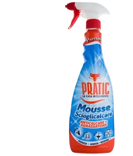 PRATIC MOUSSE SCIOGLICALCARE 700ml čisticí pěna na vodní kámen a mastnotu